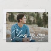 Klasse van 2024 Script Photo Afstuderen Kaart (Voorkant)