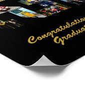 Klasse van 2024 Senior Afstuderen Day Fotocollage Poster (Hoek)