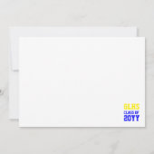 Klasse van 2024 Senior Afstuderen Foto Keepsake Bedankkaart (Achterkant)