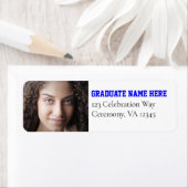 Klasse van 2024 Senior Afstuderen fotoadreslabel Etiket (Insitu)