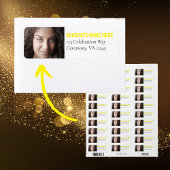 Klasse van 2024 Senior Afstuderen fotoadreslabel Etiket