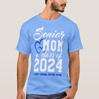 Klasse van 2024 Senior Gifts Funny Senior Mom 2 T-shirt