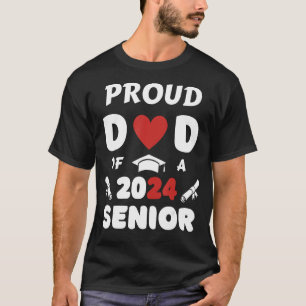 Klasse van 2024 - Senior Jaar - Trotse Vader - Sen T-shirt