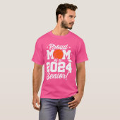 Klasse van 2024 - Seniorjaar - Basketbal Moeder -  T-shirt (Voorkant volledig)