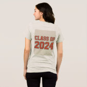 Klasse van 2024 Tri-Blend shirt (Achterkant volledig)