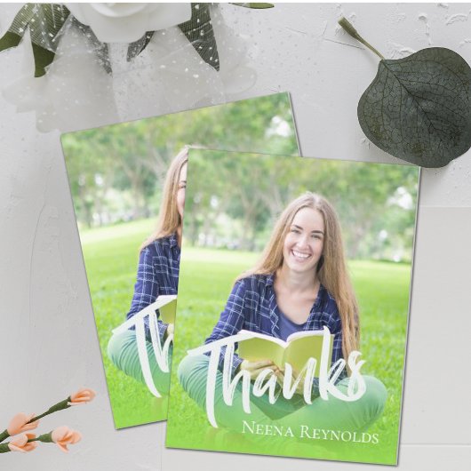 Klasse van 2024 Typografie Afstuderen Dank u