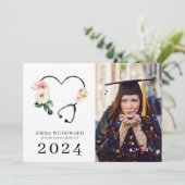 Klasse van 2024 Verpleegkundige Afstuderen Foto Aa Kaart (Staand voorkant)