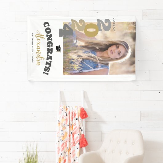 Klasse van 2024 Verticale Foto Afstuderen Banner (Insitu)