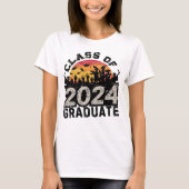 Klasse van 2024 Vrouwen shirten Senior High School T-shirt (Voorkant)