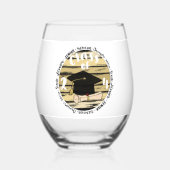 Klasse van 2024 wijnglas zonder voet (Achterkant)