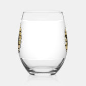 Klasse van 2024 wijnglas zonder voet (Rechts)