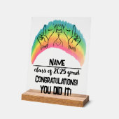 Klasse van 2025 Afstudeerder - PAH! Acryl Bord (Hoek)