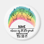 Klasse van 2025 Afstudeerder - PAH! Magneet (Voorkant)