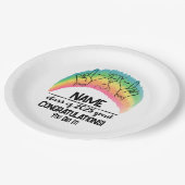 Klasse van 2025 Afstudeerder - PAH! Papieren Bordje (Gekanteld)