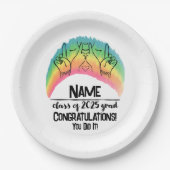 Klasse van 2025 Afstudeerder - PAH! Papieren Bordje (Voorkant)