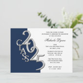 Klasse van 2025 Afstudeerder zilver met kleuroptie Kaart (Staand voorkant)