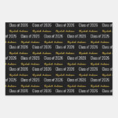 Klasse van 2025 Afstudeerder's volledige naam Blac Inpakpapier Vel (Voorkant 2)