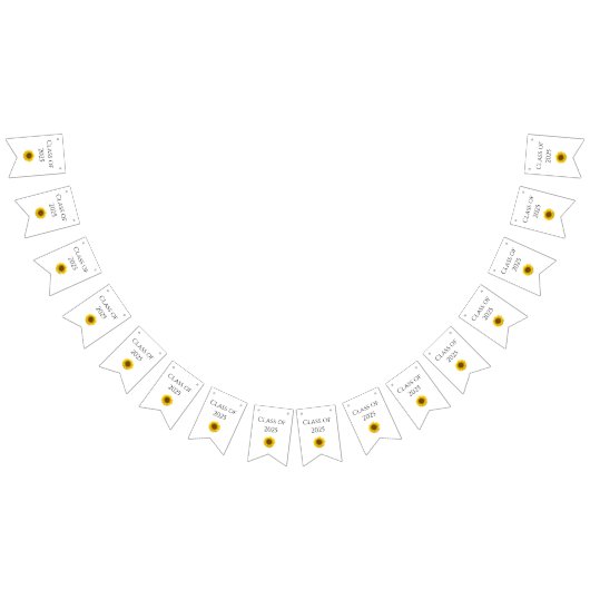 Klasse van 2025 Afstudeerfeest Zonnebloem Vlaggetjes (Alle)