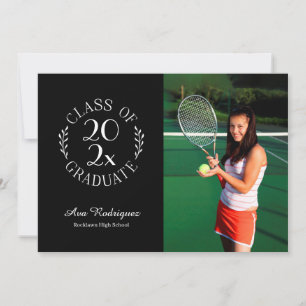 Klasse van 2025 Afstuderen 2 Foto Zwart Afstuderen Aankondiging