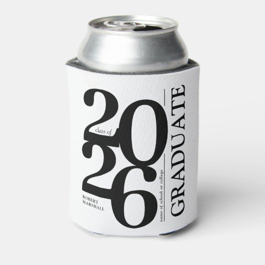 Klasse van 2025 Afstuderen Afstuderen Blikjeskoeler (Blikje Achterkant)