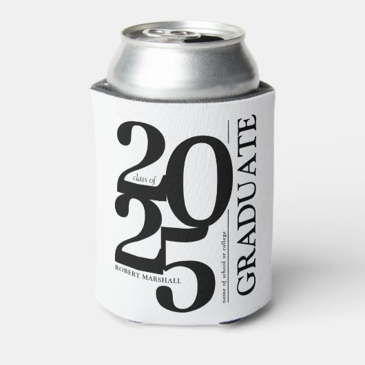 Klasse van 2025 Afstuderen Afstuderen Blikjeskoeler (Blikje Achterkant)