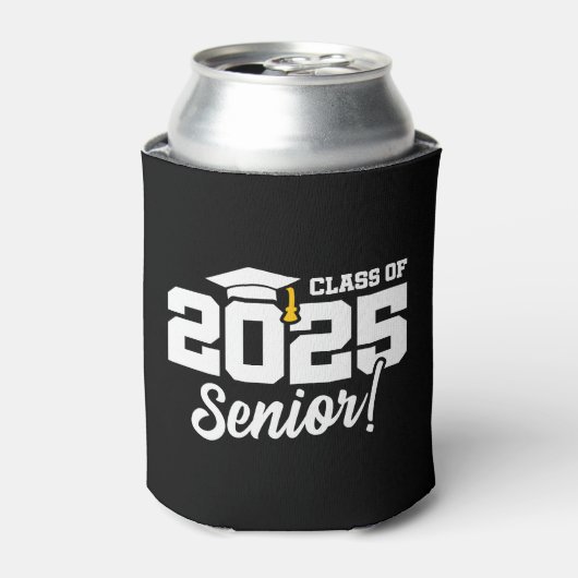 Klasse van 2025 Afstuderen Afstuderen Senior 2025 Blikjeskoeler (Blikje Voorkant)