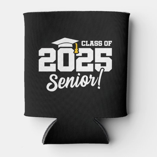 Klasse van 2025 Afstuderen Afstuderen Senior 2025 Blikjeskoeler (Voorkant)