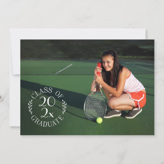 Klasse van 2025 Afstuderen Chic 2 Photo Afstuderen Aankondiging (Voorkant)