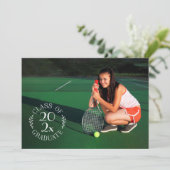 Klasse van 2025 Afstuderen Chic 2 Photo Afstuderen Aankondiging (Staand voorkant)