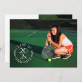 Klasse van 2025 Afstuderen Chic 2 Photo Afstuderen Aankondiging (Voorkant / Achterkant)