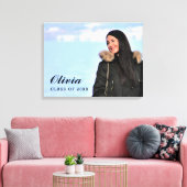 Klasse van 2025 Afstuderen Custom Photo Afstuderen Canvas Afdruk (Insitu (Woonkamer))