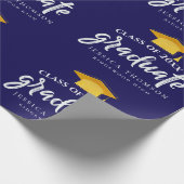 Klasse van 2025 Afstuderen Felicitatie Afstudeerde Cadeaupapier (Hoek)