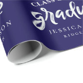 Klasse van 2025 Afstuderen Felicitatie Afstudeerde Cadeaupapier (Rol Hoek)