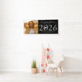 Klasse van 2025 Afstuderen Foto Black Banner (Insitu)