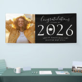 Klasse van 2025 Afstuderen Foto Black Banner (Beurs)