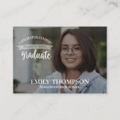 Klasse van 2025 Afstuderen foto Kraft Afstuderen Advieskaart (Achterkant)