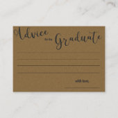 Klasse van 2025 Afstuderen foto Kraft Afstuderen Advieskaart (Voorkant)