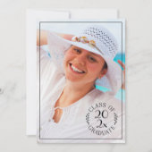 Klasse van 2025 Afstuderen foto Moderne typografie Aankondiging (Voorkant)