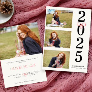 Klasse van 2025 Afstuderen Foto Senior moderne par Kaart