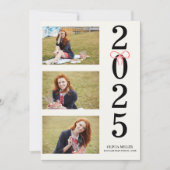 Klasse van 2025 Afstuderen Foto Senior moderne par Kaart (Voorkant)