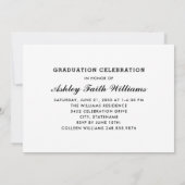 Klasse van 2025 Afstuderen fotoafstudeerfeest Kaart (Achterkant)