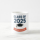 Klasse van 2025 Afstuderen Gefeliciteerd Gift Koffiemok (Center)