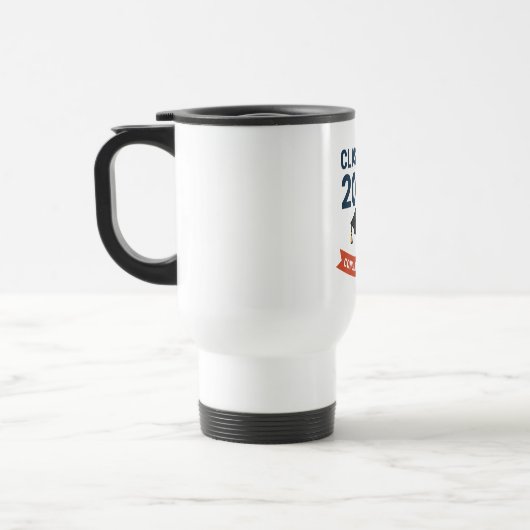 Klasse van 2025 Afstuderen Gefeliciteerd Gift Reisbeker (Links)