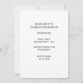 Klasse van 2025 Afstuderen gepersonaliseerd Kaart (Achterkant)