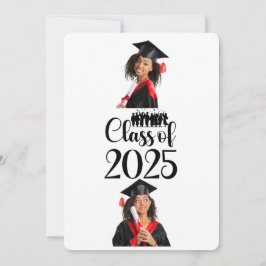 Klasse van 2025 Afstuderen gepersonaliseerd Kaart