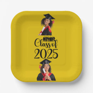 Klasse van 2025 Afstuderen gepersonaliseerd Papieren Bordje