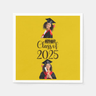 Klasse van 2025 Afstuderen gepersonaliseerd Servet