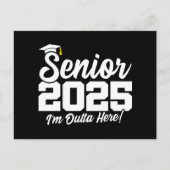 Klasse van 2025 Afstuderen High School Senior 2025 Briefkaart (Voorkant)
