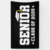 Klasse van 2025 Afstuderen High School Senior 2025 Spandoek (Verticaal)