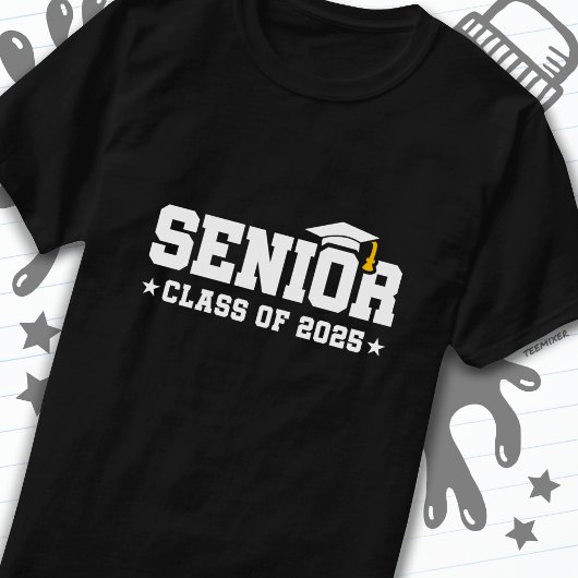 Klasse van 2025 Afstuderen High School Senior 2025 T-shirt